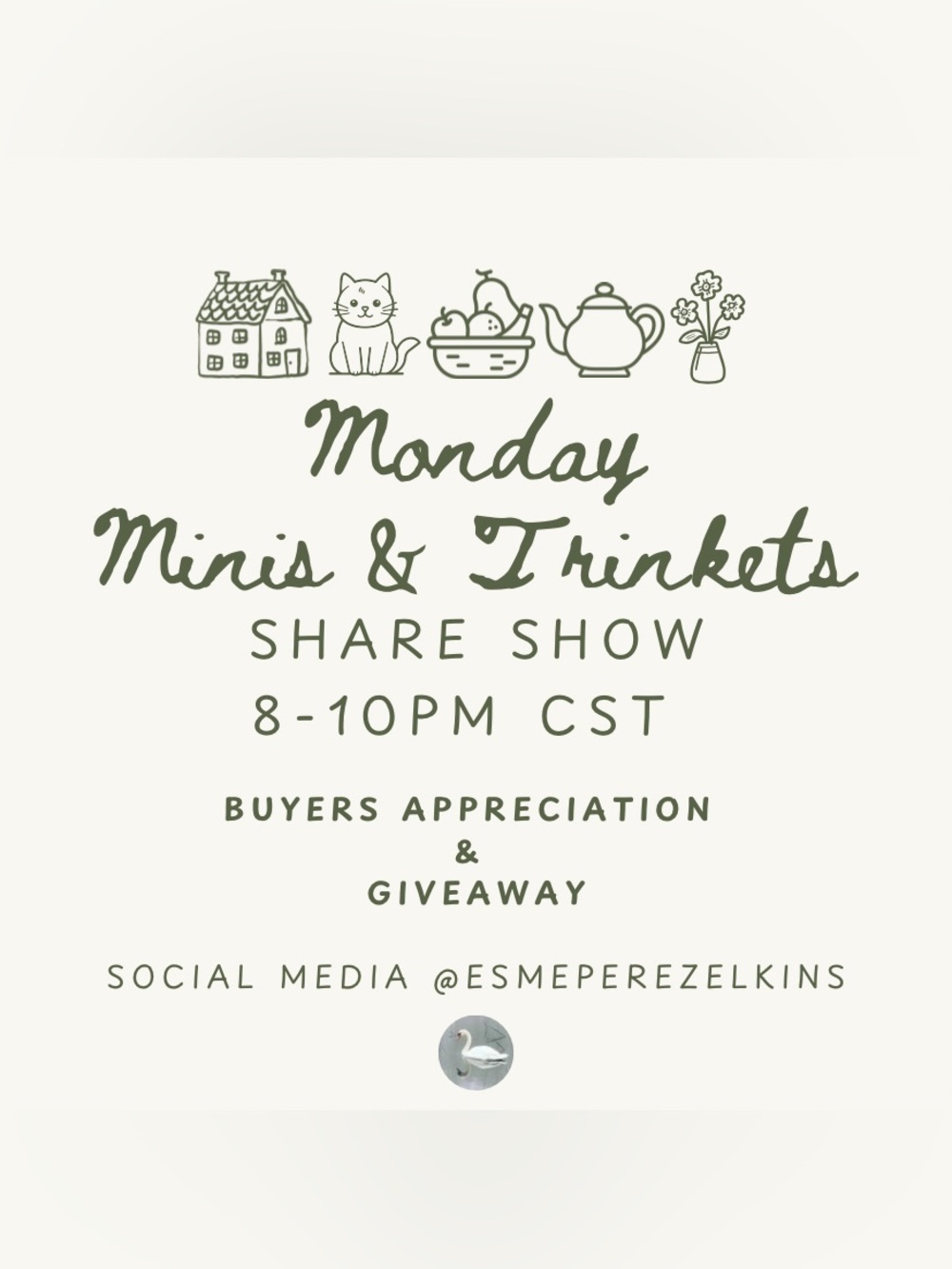 LIVE Monday Miniatures & Trinkets Share Show $3-$5